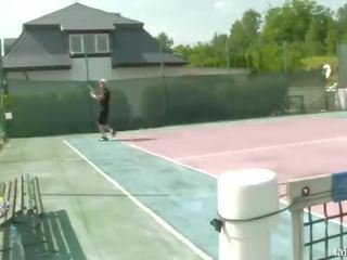 Isabella chrystin tennis domstol pounding 2015