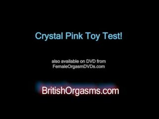 Кристал рожевий мастурбація іграшка тест