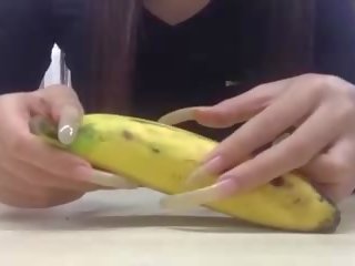Mood longnails plátano nuevo, gratis aficionado adulto vídeo 02